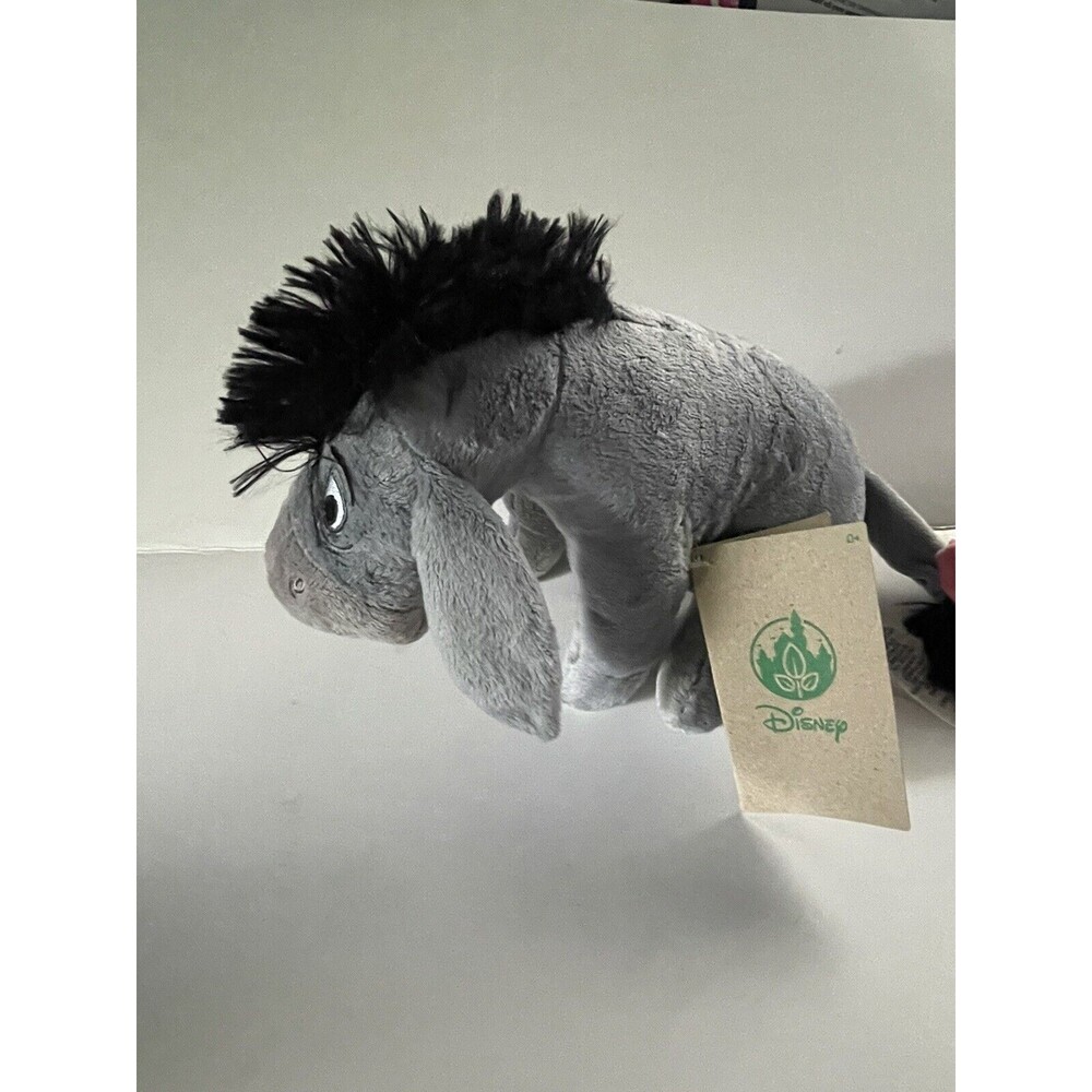 Disney Parks Eco-Friendly Recycled Eeyore Winnie the Pooh 10" Plush Stuffed